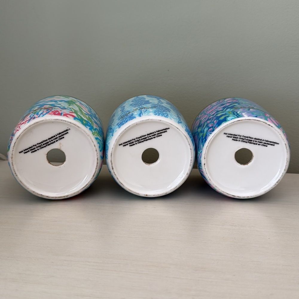 Lilly Pulitzer Planter Set of 3 - Picture 7 of 10